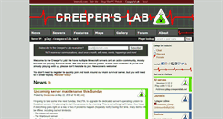 Desktop Screenshot of creeperslab.net